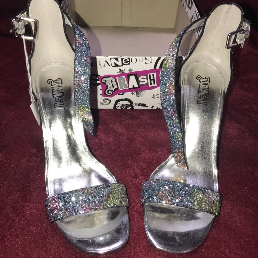 Brash Kandy glitter strappy sandals - brand new